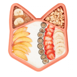 Babymoov - Tava anti-alunecare pentru mancare in forma de Vulpita