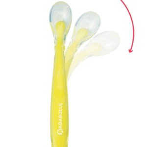 Badabulle - Set 6 lingurite colorate flexibile