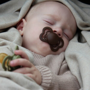 BIBS - Suzeta Couture Latex, tetina anatomica, 6 luni +-Ivory