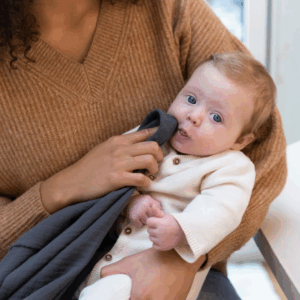 Doomoo - Esarfa pentru alaptat multifunctionala din bumbac organic Mom’n Play Grey