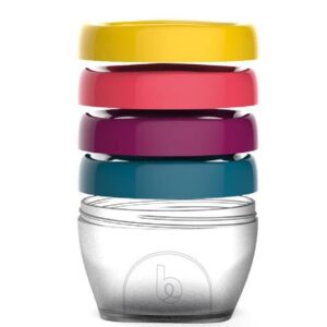 Babymoov - Set 4 recipiente pentru pastrarea hranei, 120 ml