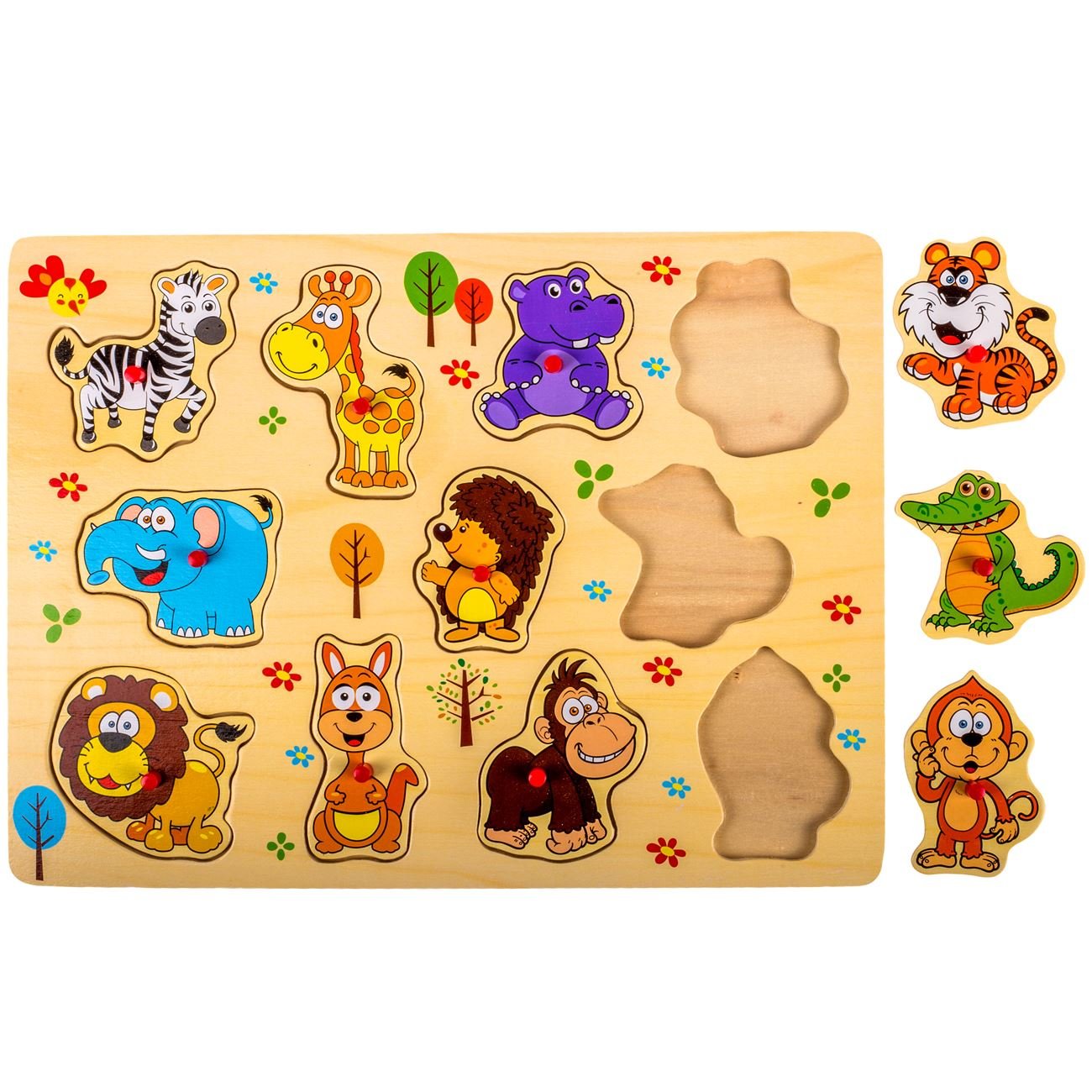 puzzle animale din jungla
