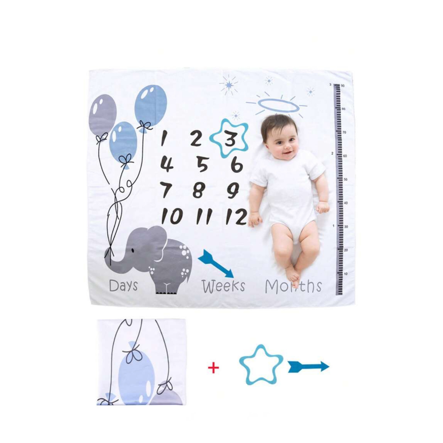 Paturica aniversara milestone elefant