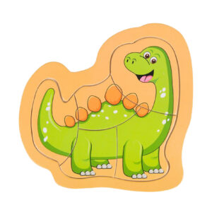 Puzzle lemn dinozaur