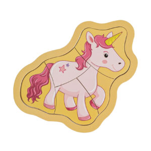 Puzzle lemn unicorn