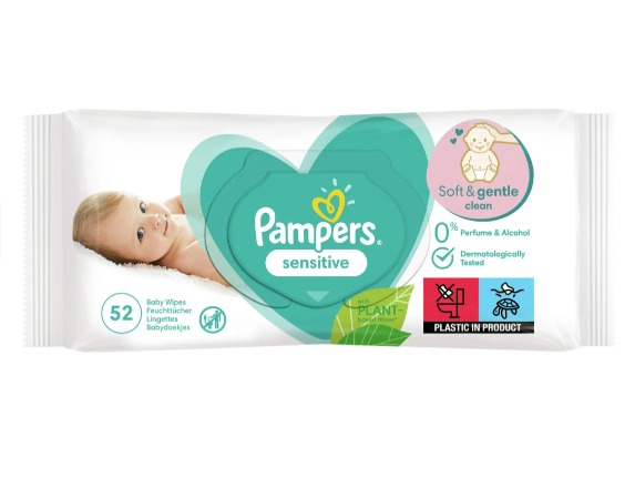 Servetele umede Pampers Sensitive