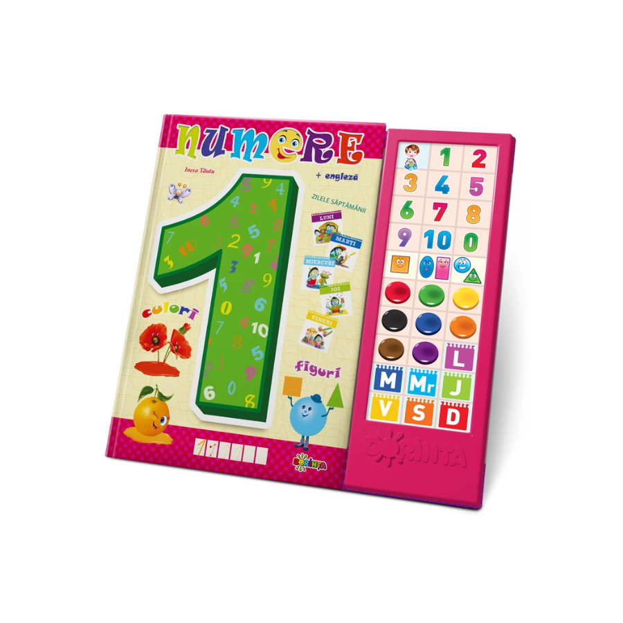 carte cu sunete numere